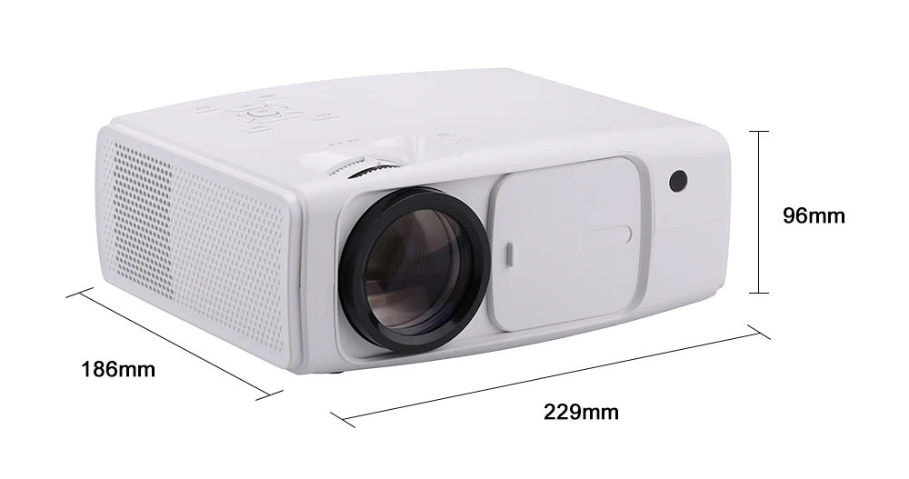 TouYinger T4 LED Mini Projector 1080P Full HD Data show Projector Portable Beamer Home Theater 8500 Lumens HDR Video Outdoor TV