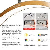 Fosoto Multifunctional Half Moon Lamp Video Ring Lash Light For Beauty Facials Salon Tatoo Live Stream Photography Photo TikTok 3