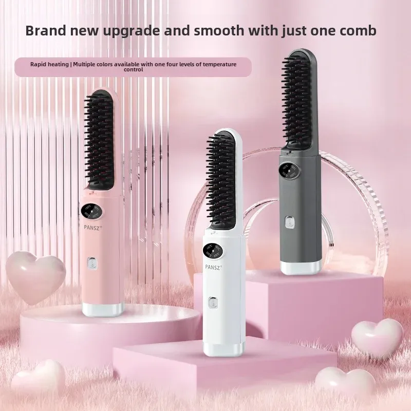 New Cross-Border Direct Hair Comb Negative Ion Hair Protector Constant Temperature Clamp Private Model Direct Device