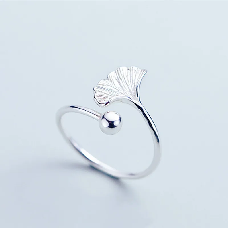 Neue Mode Whale Tale Meerjungfrau Blau Grün Blatt Silber Farbe Finger Ringe Stapelbar Mond Stein Für Frauen Schmuck Geschenk Dropship – Detail 10