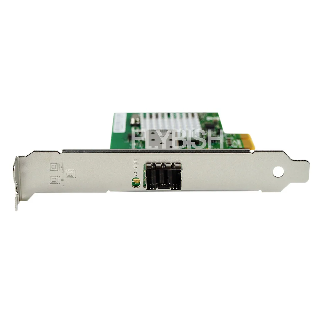 FLYBISH NA82576-1SFP Single Port SFP network card 1G fiber optic network card PCIe 1X Server Lan card for Intel 82576 chipset wireless card for pc