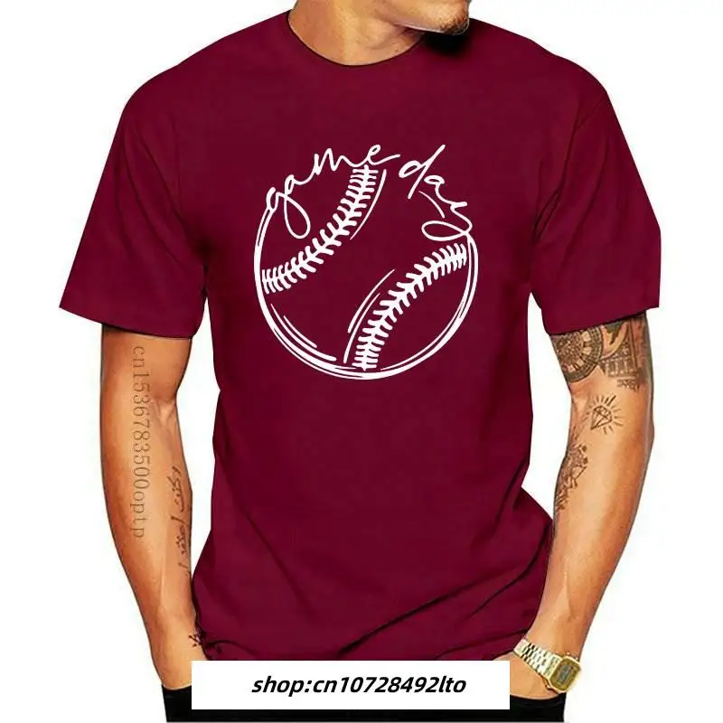 Man Clothing Game Day Baseball Life T Shirt Softball Life Tshirt 100