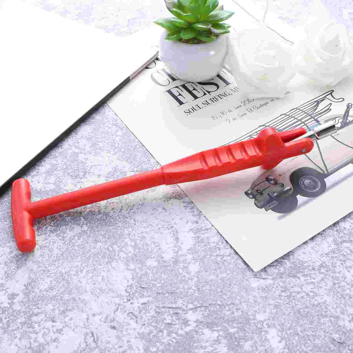 

Auto Tire Mouth Repair Kit Auto Tire Mouth Removal Tool Tire Rod Puller Tool Auto Repair Tool Tyre Remover Plastic Red
