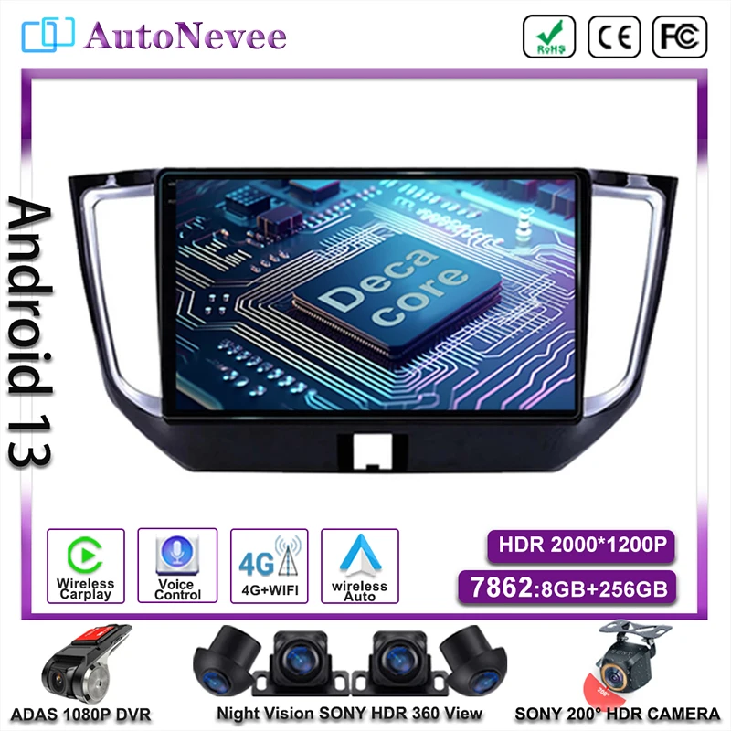 

Автомобильный мультимедийный плеер, стерео-система под управлением Android, без DVD, с GPS Навигатором, для Nissan venled T70 T 2015-2017, типоразмер 2DIN