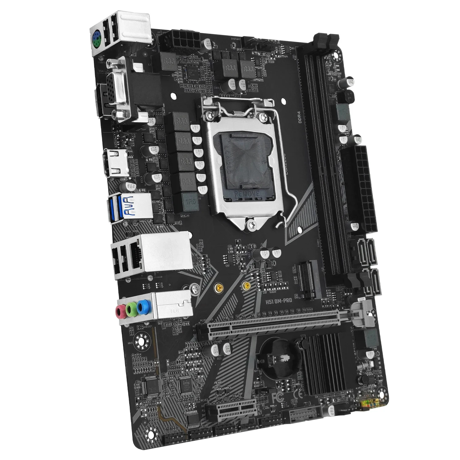 Motherboard Lga 1200 Suporta Intel Core i3 i5 i7 i9 10 ° 11 ° Processador Cpu Ram Ddr4 Memória Desktop Vga Hdmi M-atx Machinis-h511 - Imagem 4