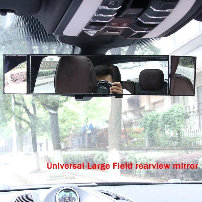 

Universal Car interior Large Field of View Mirror Tri-fold curved rearview mirror reversing wide-angle mirror Reversing Mirror