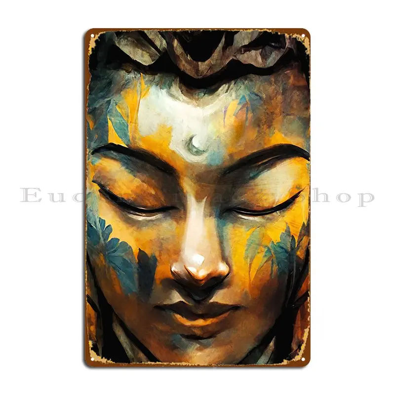 Meditation Healing Metal Sign Poster Home Personalizzato Soggiorno Cinema Cinema Tin Sign Poster