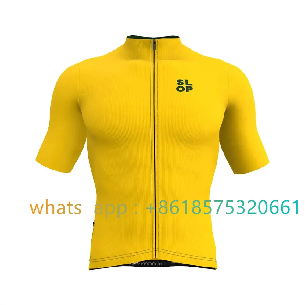 Slopline Men's Cycling Jersey Summer MTB Bicycle Clothing Maillot Breathable Quick Dry Jersey Ciclismo Triathlon SweatShirt