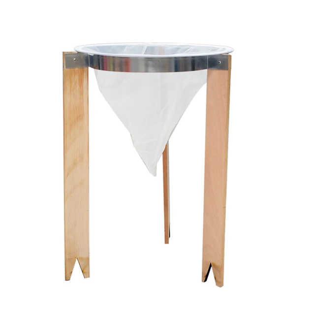 Fa Méz Szűrőállvány Háló Nylon Szűrőszűrővel Méhészet Mézes Feldolgozás Méh Extraktor Méhész - Image 5