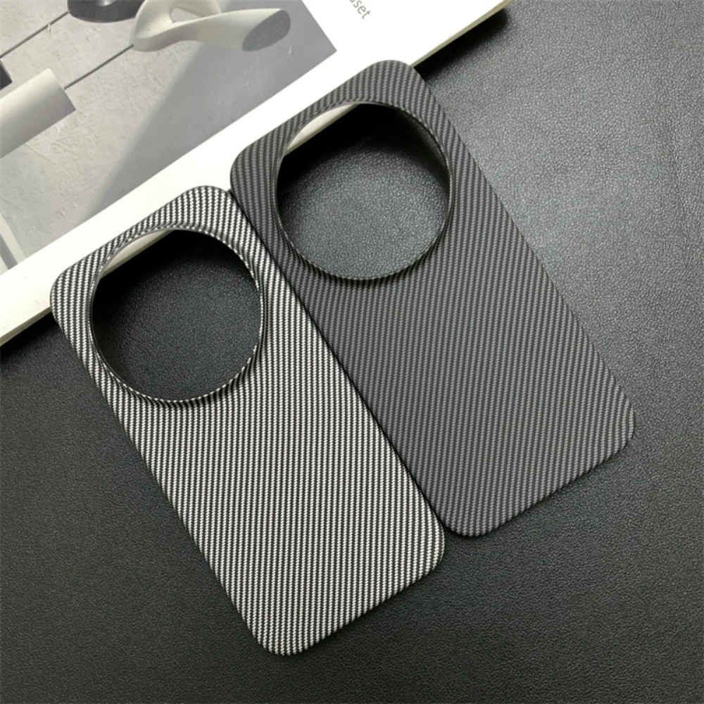 Sleek Carbon Fiber Pattern Frameless Phone Case - Shockproof Cover