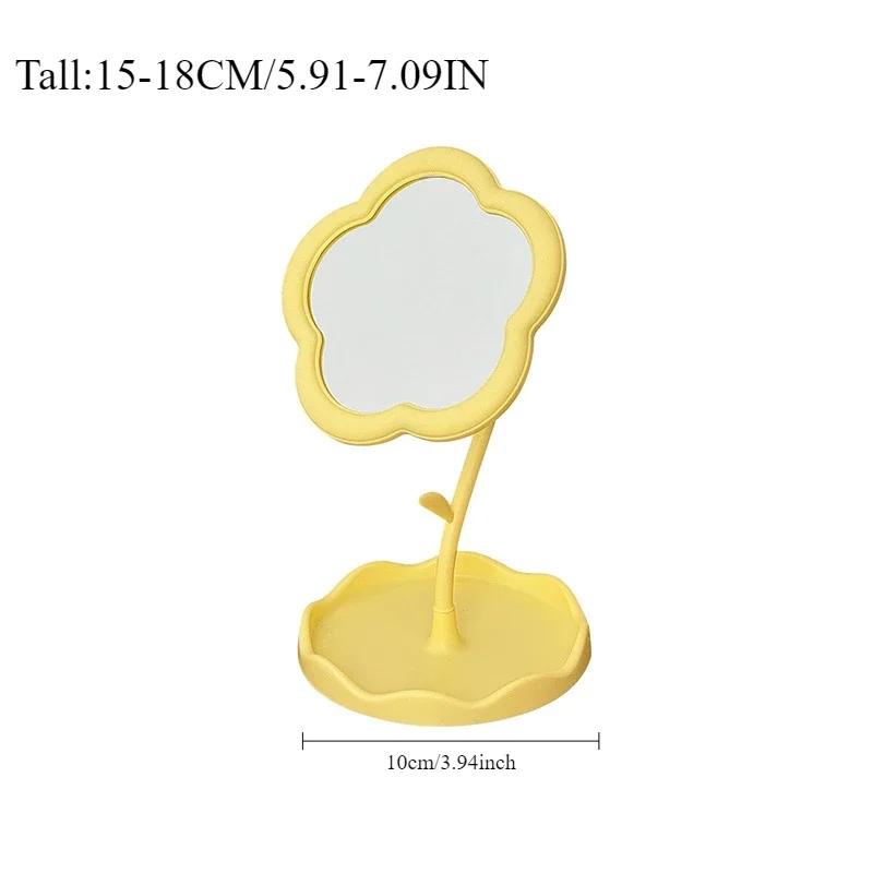 Floral Round Desktop Mirror 4