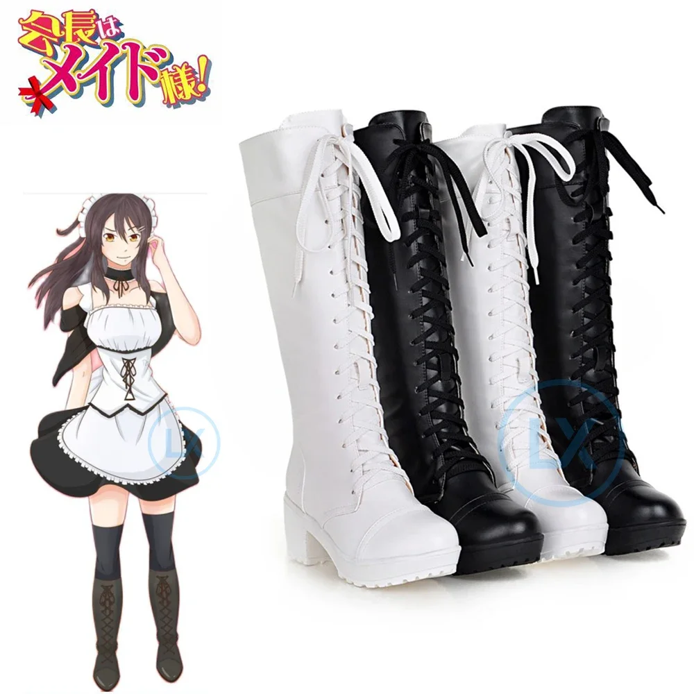 みお Max Anime Kaichou Wa Maid-Sama Ayuzawa Misaki Black White