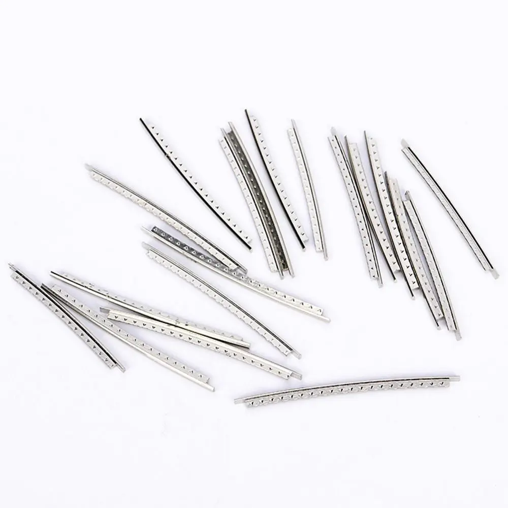 Neue 2,2mm Gitarre Bund Draht Edelstahl 2,7mm Griffbrett Bünde 24 Teile/satz Skala linie Ukulele – Detail 6