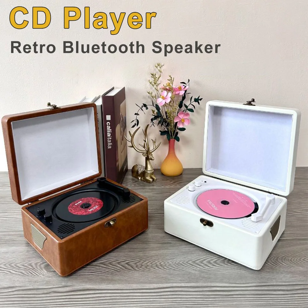 레트로 통합 CD 플레이어, 블루투스 스피커, 가족 HiFi 서라운드 스테레오, 무선 서브우퍼 음악 플레이어, 특별한 생일 선물