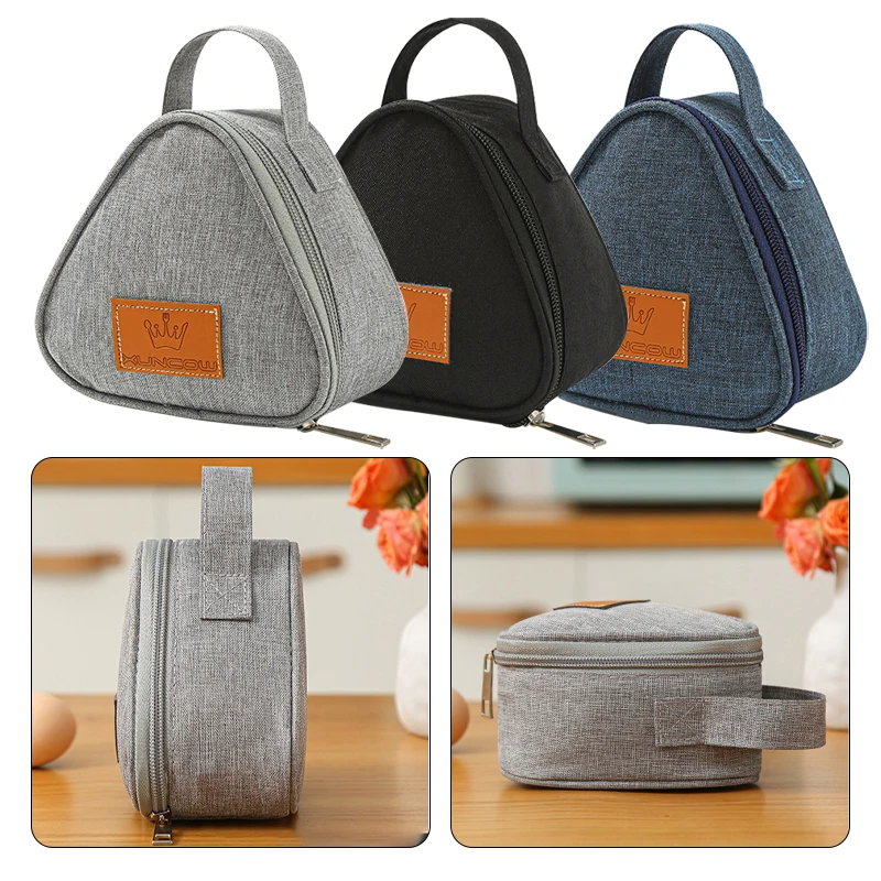 Triangular Insulation Bag Mini Aluminum Foil Student Rice Ball Bag Cute Portable Lunch Box Outdoor Lunch insulation lunch box