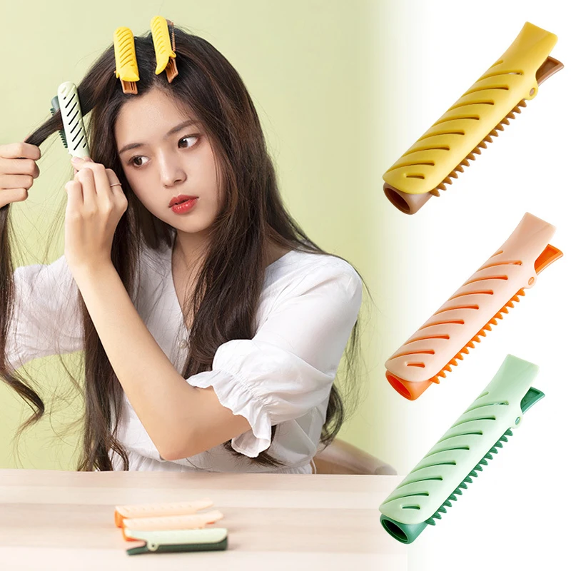 Hair Rollers Curlers Bangs Hair Volume Hair Curling Tube Styling Tools Women DIY Useful Styling Fluffer Hair Clips hair rollers no heat hair curlers heatless curls hair bangs volume roller set hook