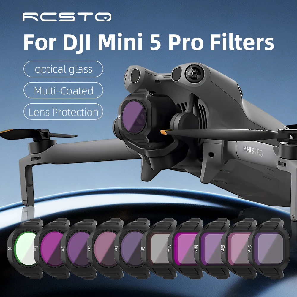 Lens Filters For  Mini 5 Pro Drone Gimbal UV CPL ND8/16/32/64 PL Filter Set Opti
