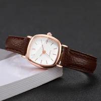Fashion Small Dial Women Quartz Watch Ladies Simple Leather Band Wristwatches（Without Box） 4