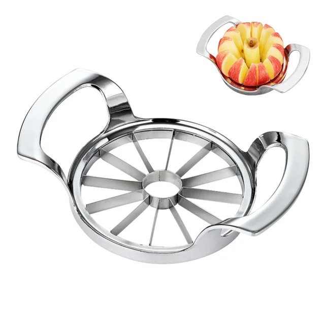 High Quality 12-Blade Extra Large Apple Cutter Slicer: Enjoy the Perfectly Sliced Apples in Seconds!