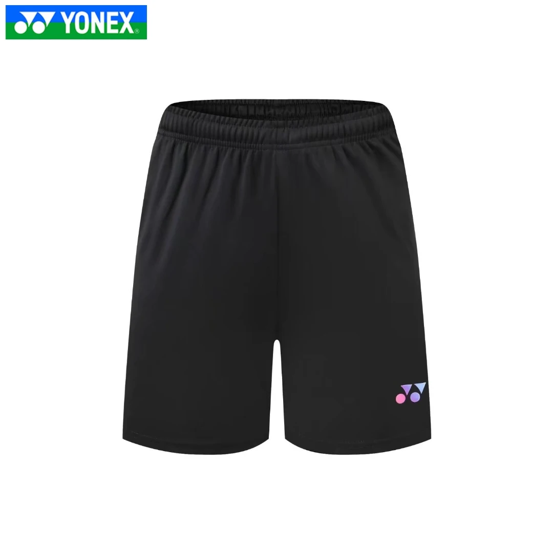 YONEX men's fitness pants running pants breathable quick drying badminton jacket men's bottom black shorts casual sports shorts