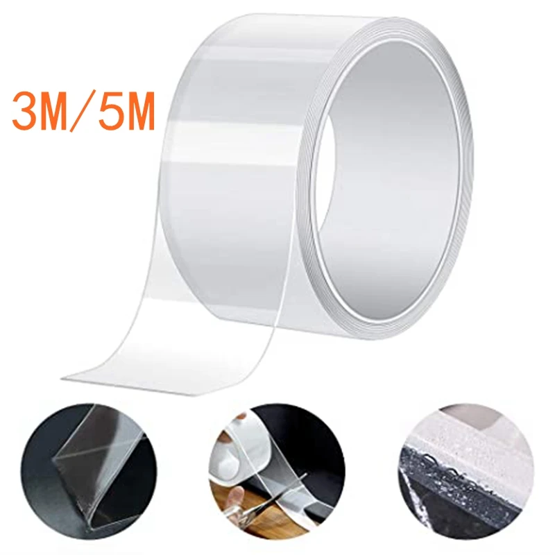 Waterproof Tape Kitchen Self-adhesive Sink Pool Seam Paste Mildew Antifouling Transparent Acrylic Nano