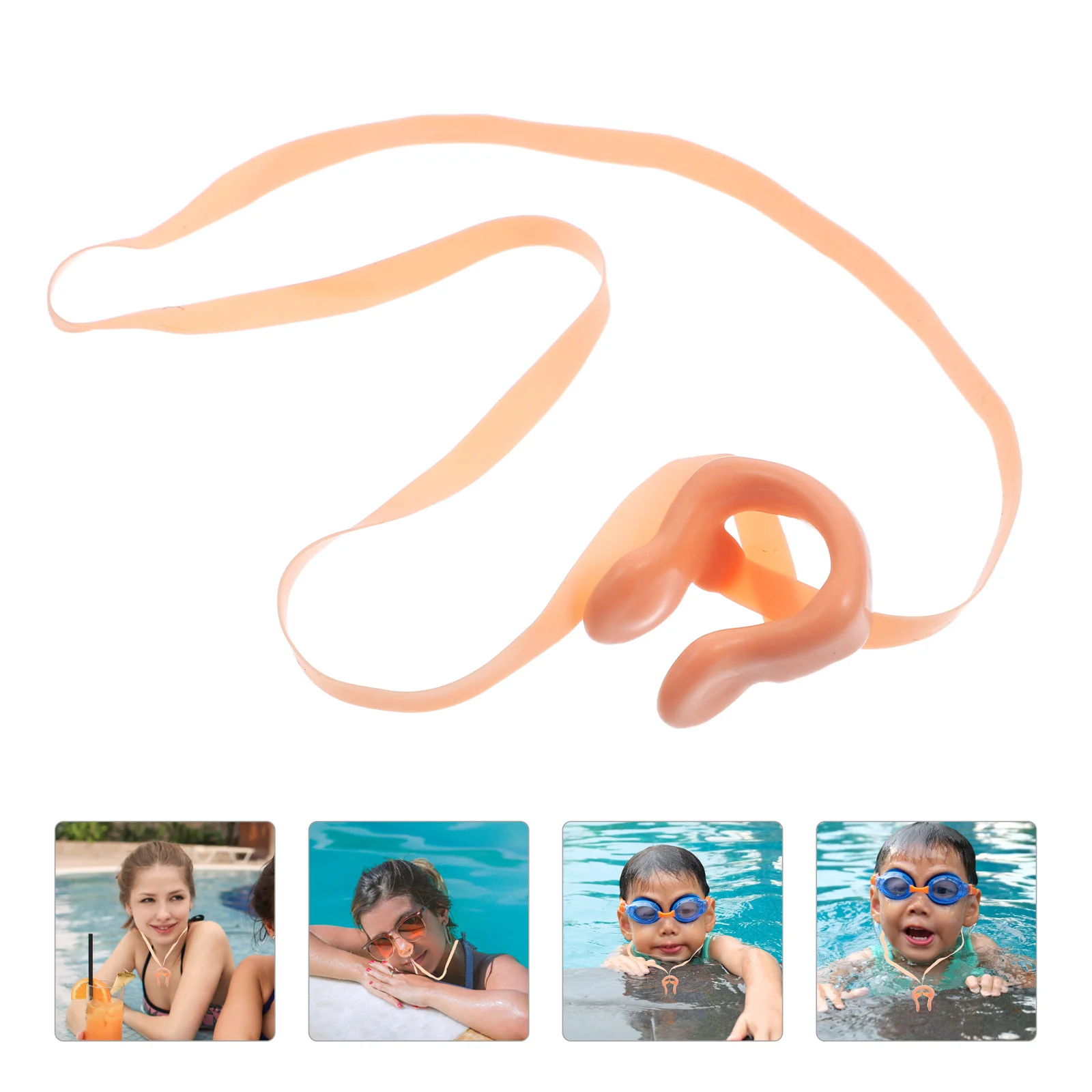 

6 Pcs Swimming Nasal Splint Ear Plugs Adult Gear for Buds Sports Nose Anti-shedding