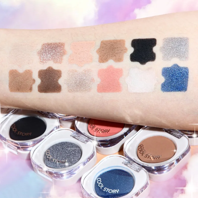 Eyeshadow Palette - Matte & Shimmer Nude Colors, Multi-Use Makeup Palette for Eyes & Face, Smooth Formula, Long Lasting Pigment - 3