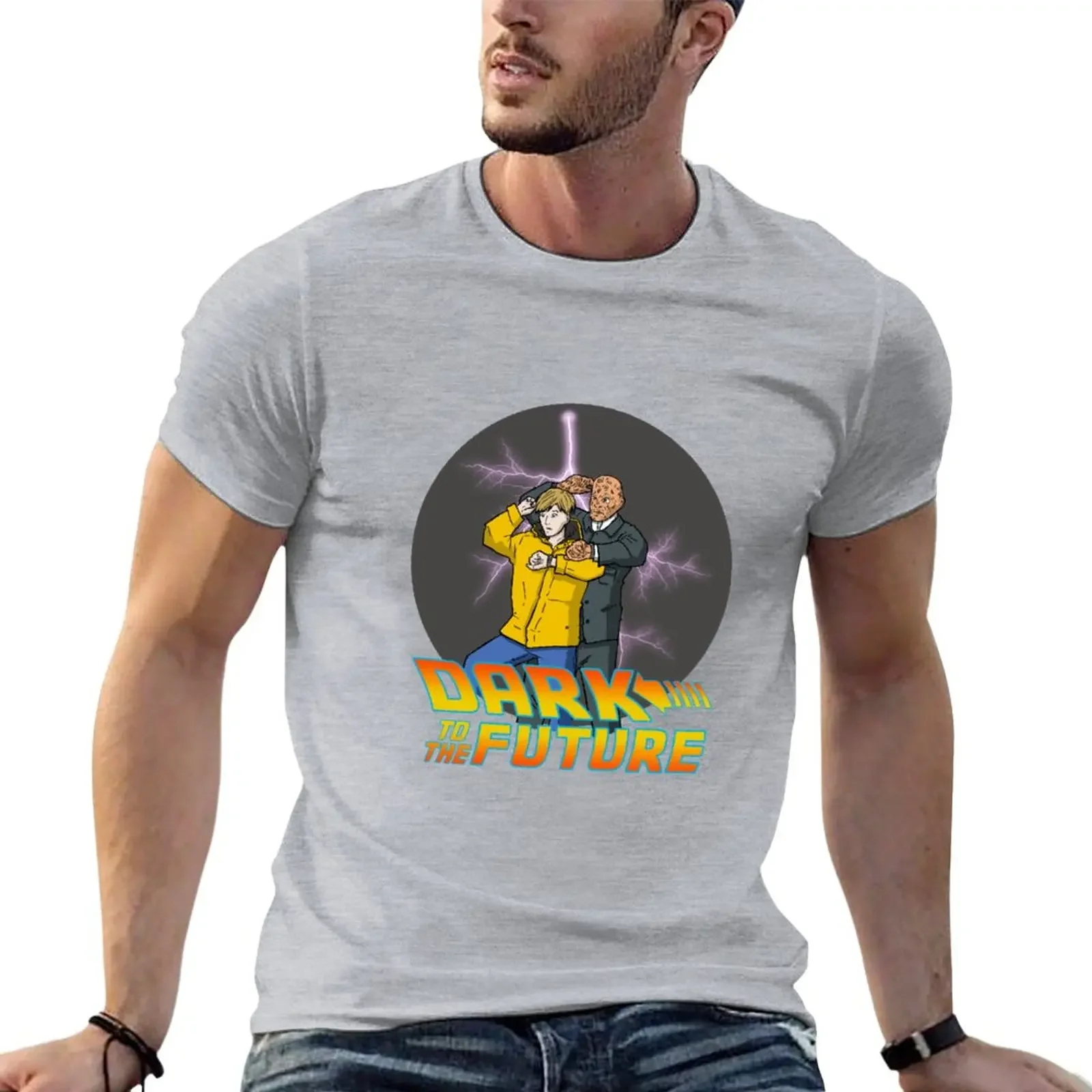 

Dark to The Future T-Shirt animal prinfor boys boys animal print mens funny t shirts