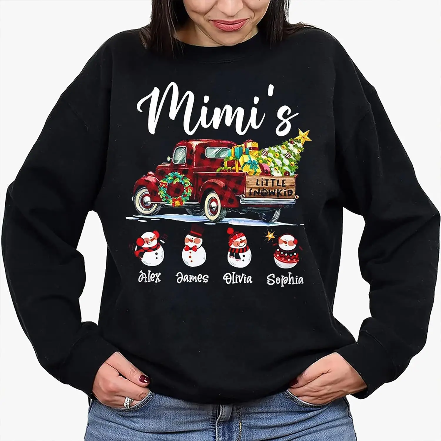 2023 Chic Pullovers Women's Long Sleeve Hooded Pullover Loose SweaterCreative Theme Printed Sweater Harajuku Clothes Plus Size