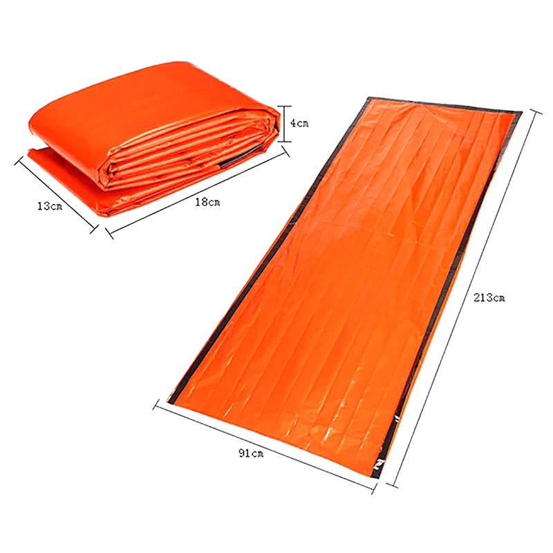 Ultra Waterproof Mylar Thermal Emergency Sleeping Bag Blankets Lightweight Survival Sleeping Bag Keep Warm For Camping Hiking