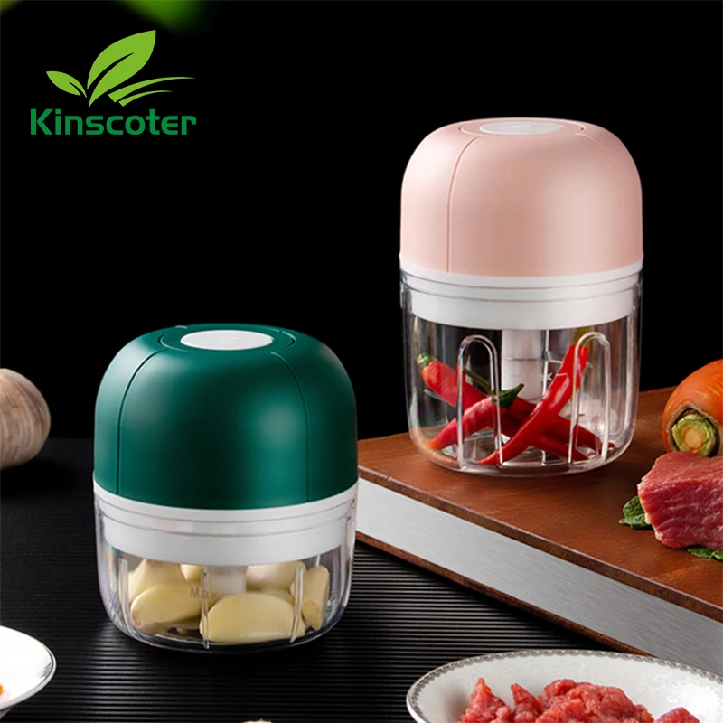 Electric Food Chopper Garlic Crusher Meat Grinder Mini Garlic Press Vegetable Chopper Masher Machine USB Kitchen Gadgets heavy duty powerful electric meat grinder commercial mincer machine food processor for kitchen