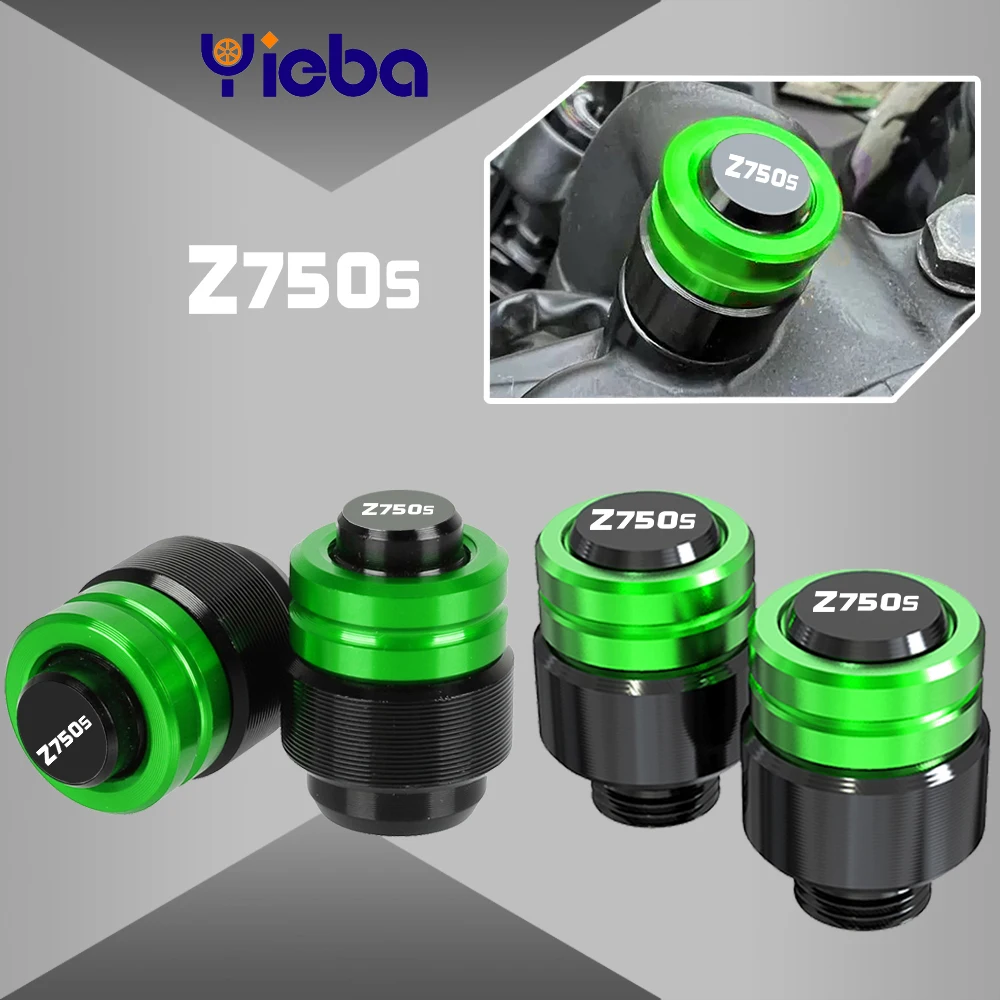 

CNC Rearview Mirror Plug Hole Screw Cap & Tire Valve Stem Caps Cover FOR KAWASAKI Z750S Z 750S Z 750 S 2006 2007 2008 Motorcycle