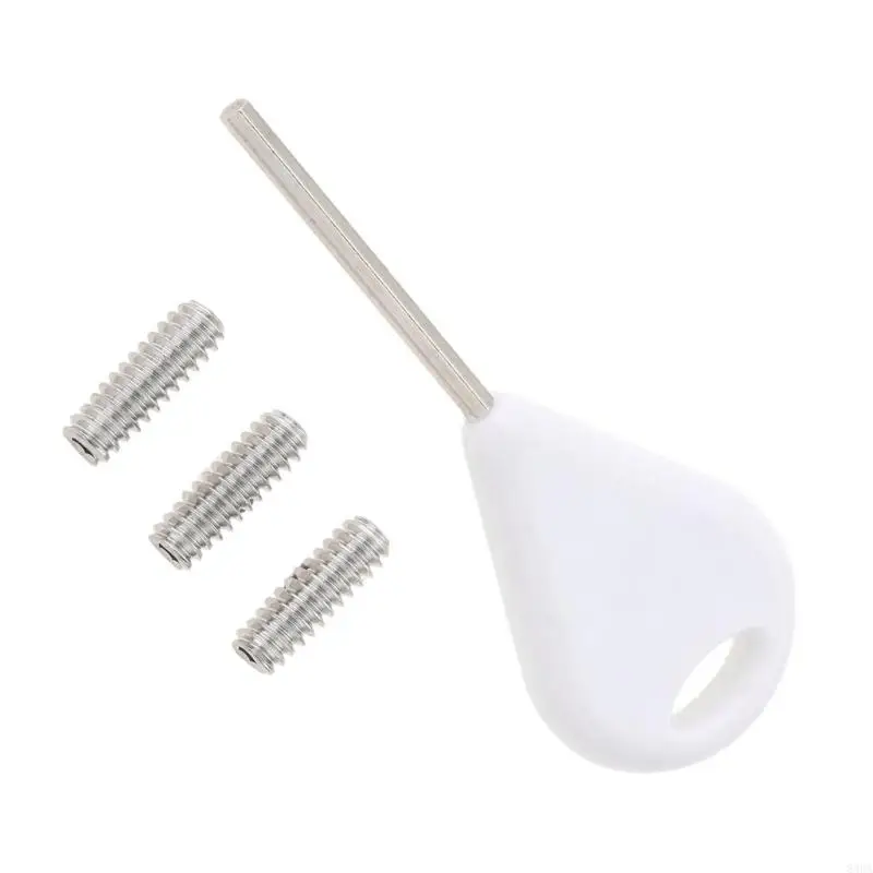 Universals Surfboard Fin Hexagon Key with Screws Surfing Board Surfboard Fin Key for Surfs Board Wakeboard Longboards