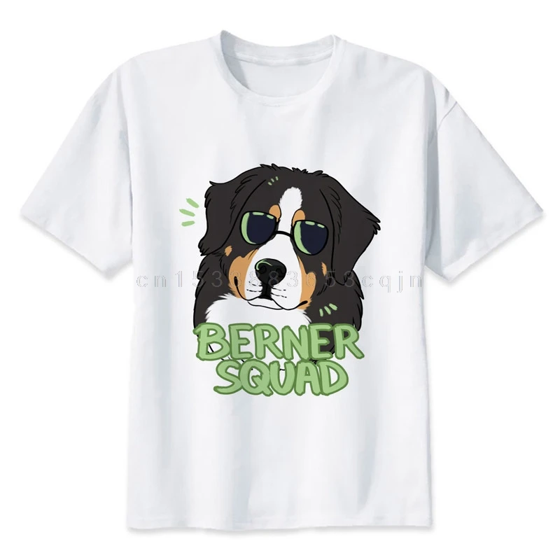

Bernese Mountain Dog fashion short t shirt printed Funny t-shirt men tops MRR114