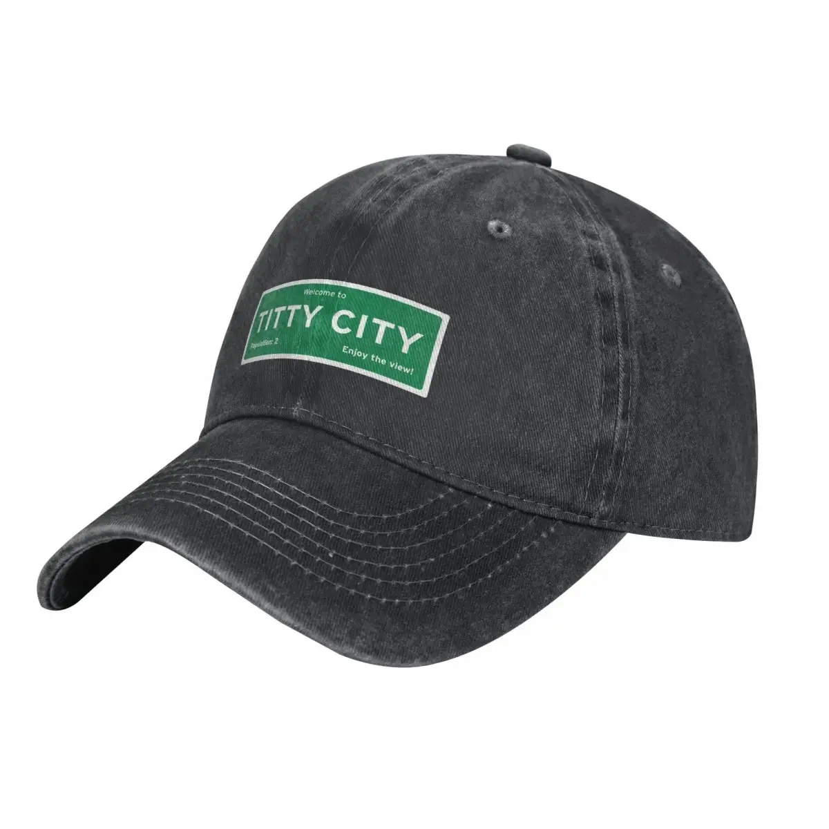 

Welcome to Titty City Cowboy Hat Golf Cap Gentleman Hat Fishing cap Wild Ball Hat Women's Golf Clothing Men's