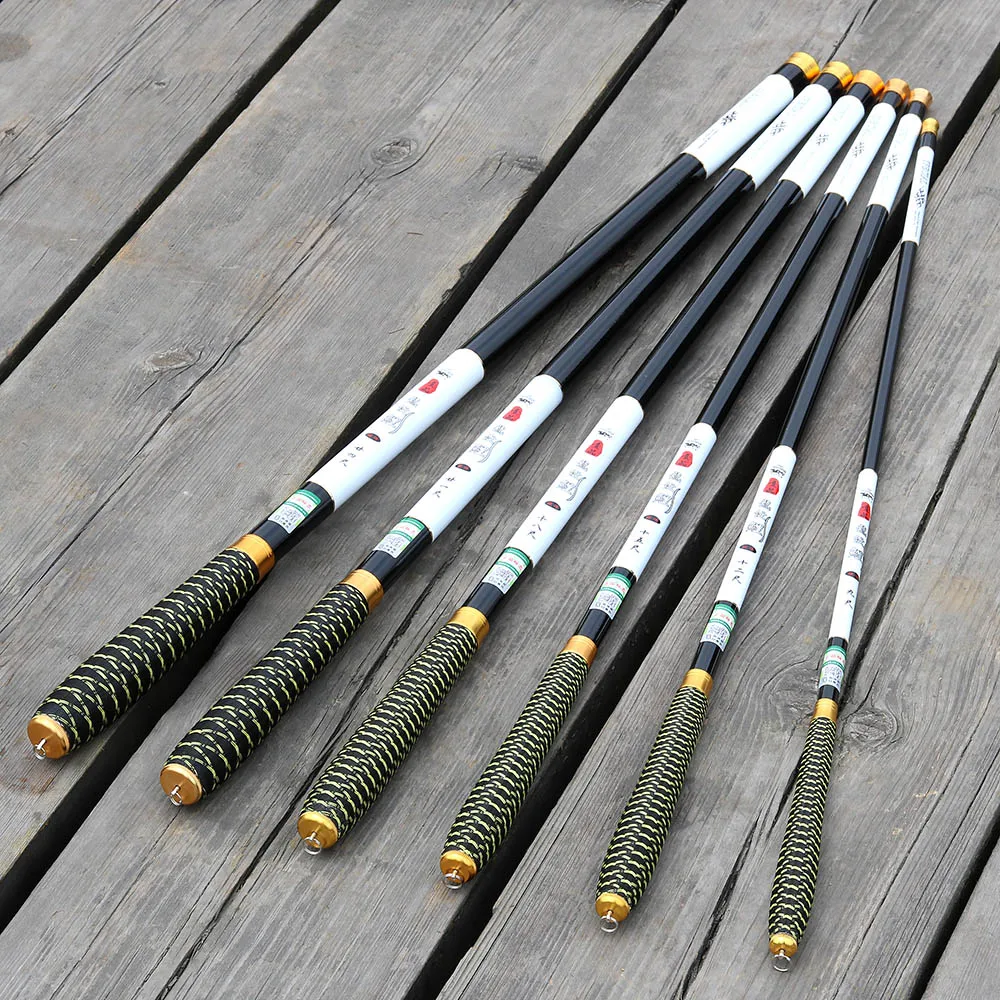 Fishing Rods Carp Telescopic Fishing Rod Carbon Fiber Feeder Ultralight Portable For Freshwater Stream Pole 2.7/3.6/4.5/5.4/6.3/7.2M