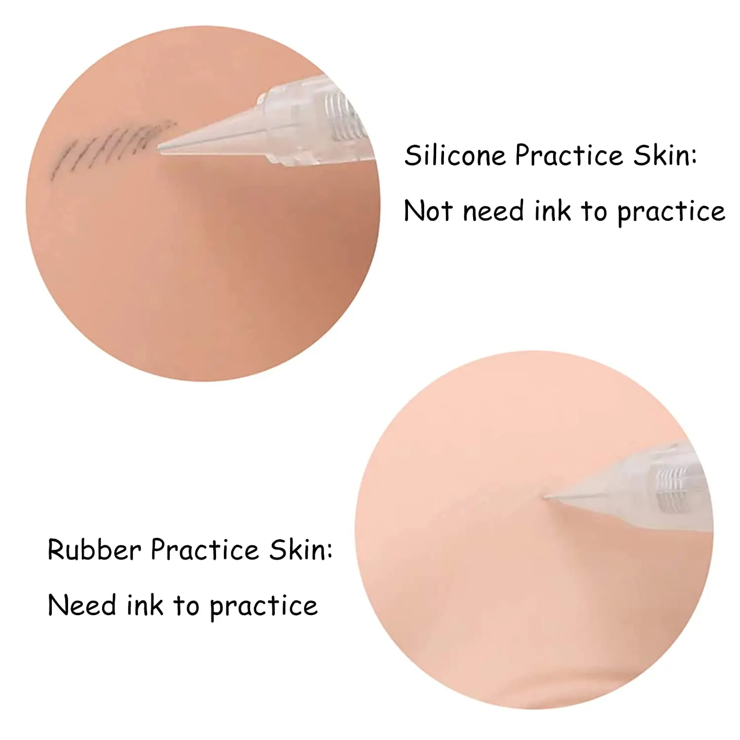 20/10/5/3/1PCS Tattoo Practice Skin Blank Fake Tattoo Skin Synthetic Leather for Permanent Makeup Tattoo Beginner Exercise Tool 3