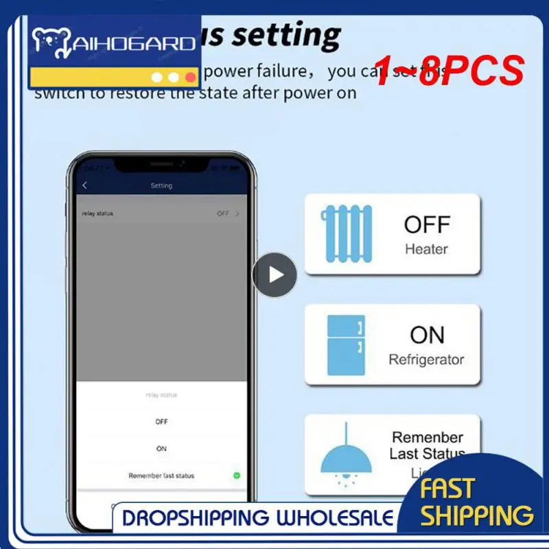 

Умная розетка HomeKit с Wi-Fi, 240-в перем. Тока, 1-8 шт.