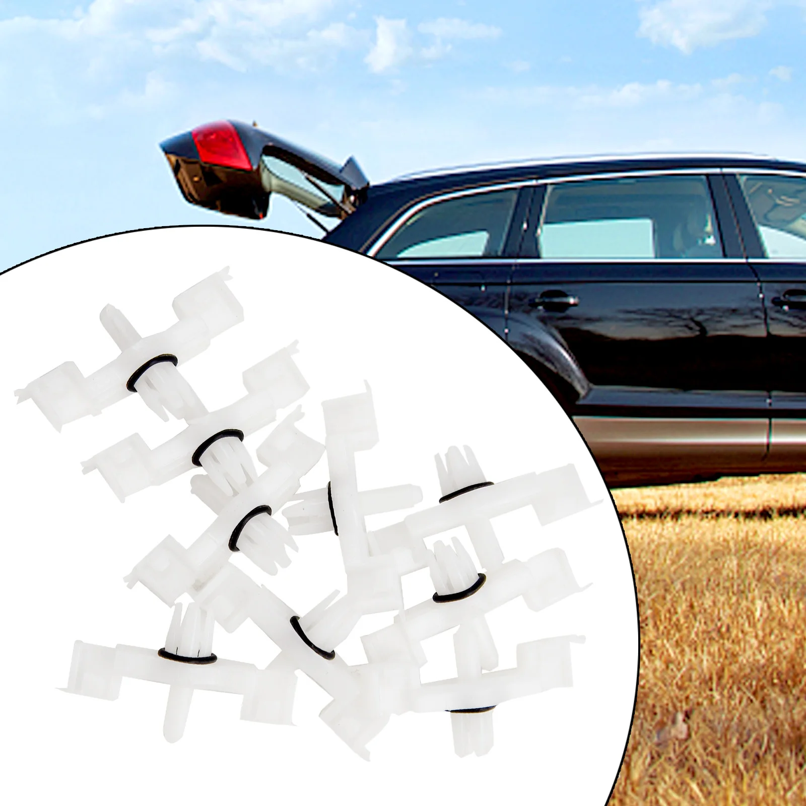 

10 Pcs Retaining Clip Door Sill Rail 95555954700 7L0853547A For Porsche Cayenne Door Sill Rail Scuff Plate Body Trim Clip Kits
