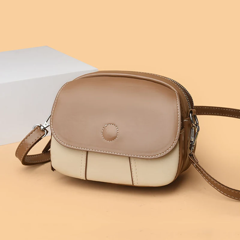 Fashion PU Leather Crossbody Handbag for Women Simple Flap Messenger Bag Versatile Women's Handbags Sac a Main Femme