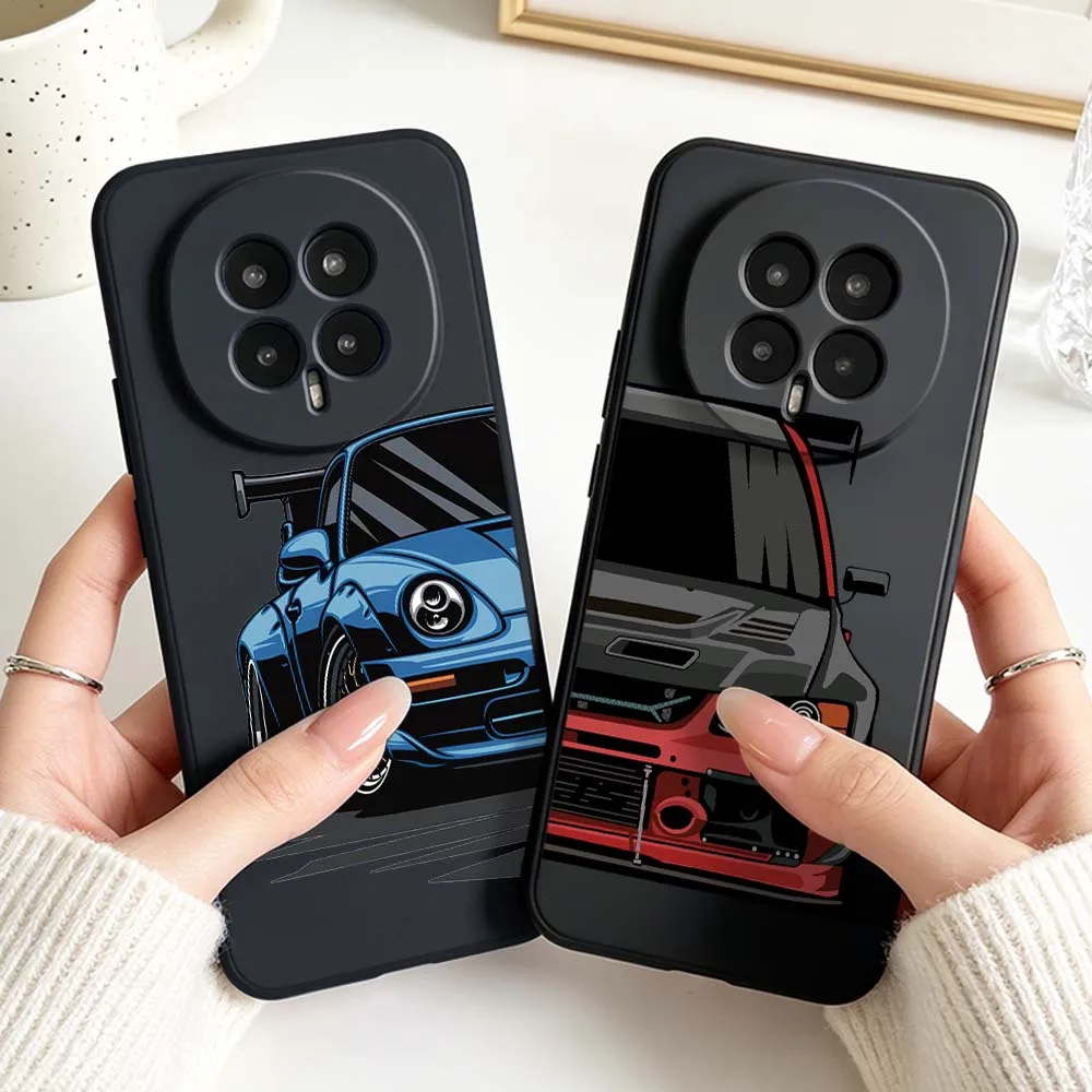 Sleek Black JDM Sports Cars Phone Case