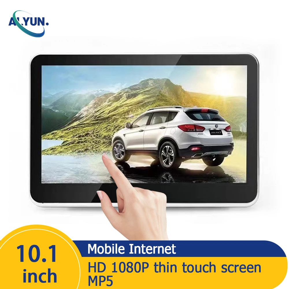 

10 .1inch Ultra-thin Car Headrest Monitor MP5 Back Seat Multimedia Player Mirror link HD 1024*600 Touch Screen AV Out
