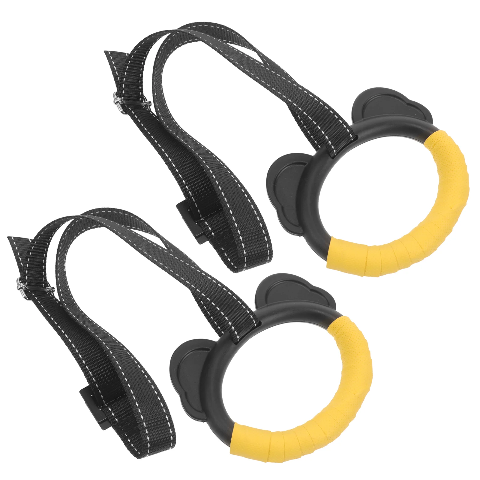 Plastic Iron Kids Pull Up Rings Gymnastics Trainer Exercise Rings For Gym Workout Sports Baby Gymnastics Equipment
