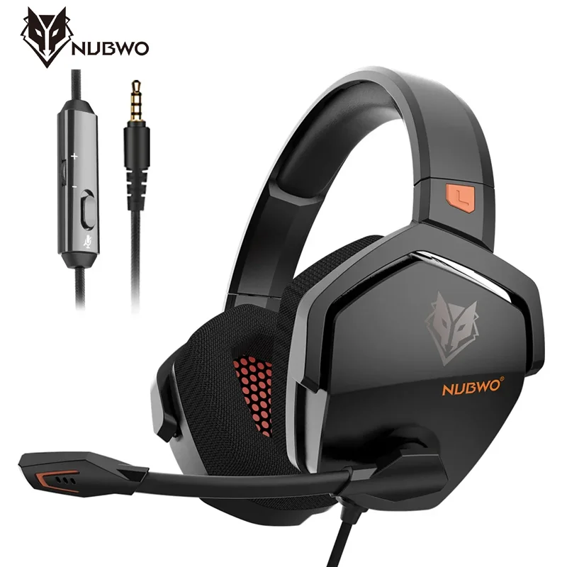 NUBWO N16 HIFI Noise-Canceling Gaming Headset with Stereo Sound and Comfortable Design