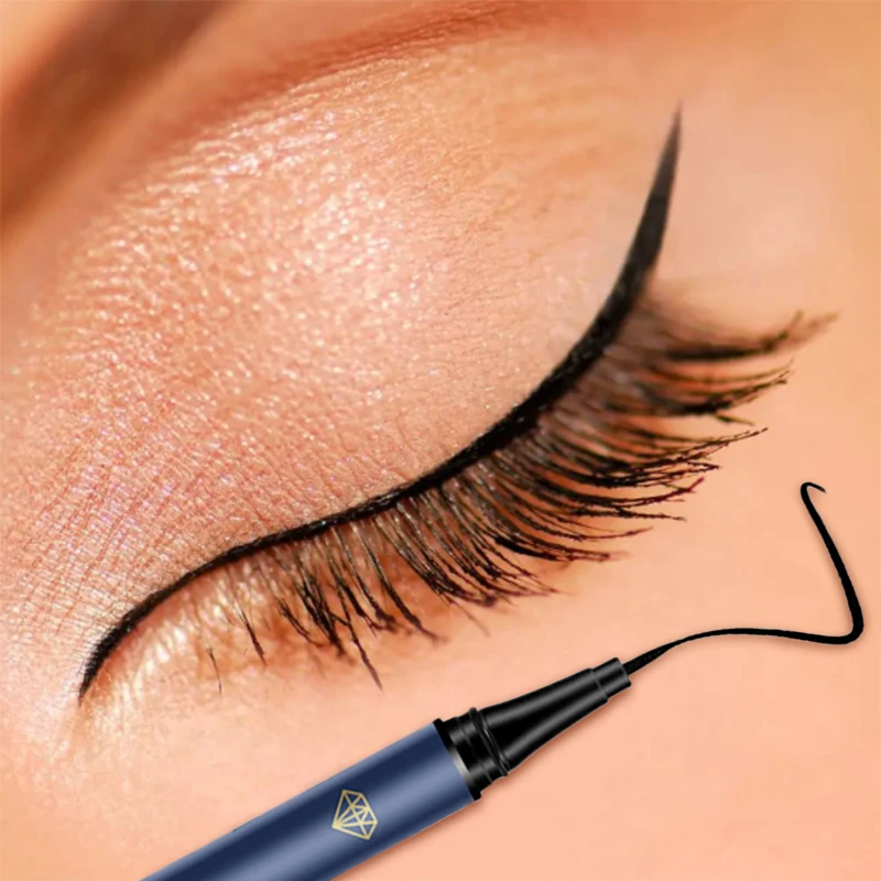 

Smooth Thin Eyeliner Pen for Beginners Long Lasting Easy Draw and Modify Waterproof Liquid Black Brown Smooth Eyeliners Pencil