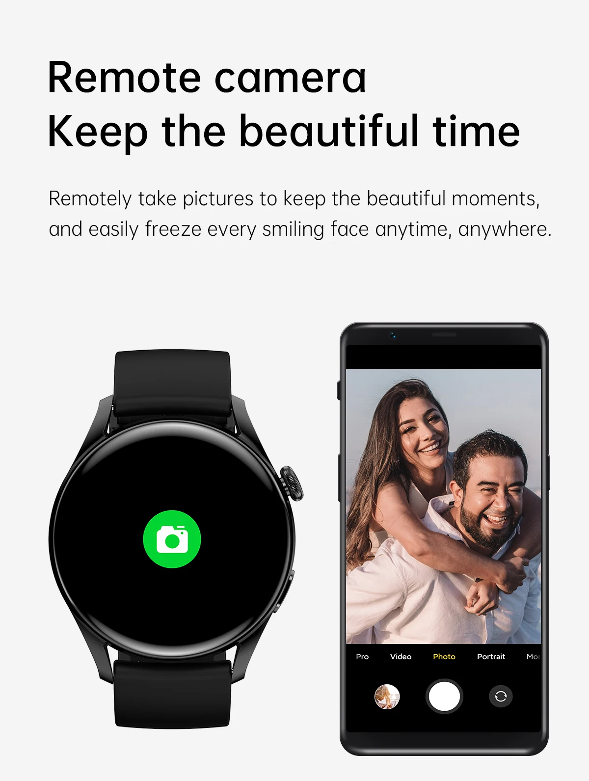 2022 Body temperature Bluetooth-compatibl calling Music control Heart rate Blood pressure  A variety of sports mode Smart watch