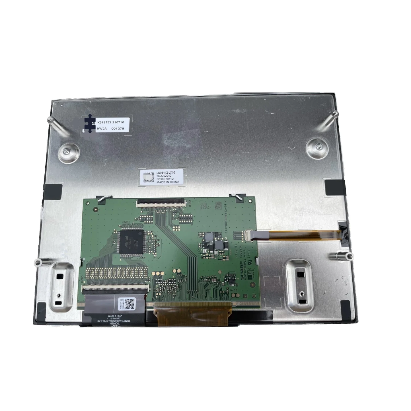 Display Lcd Muslimate Tompg-A084A02A.Fpc.1A0 Da 8.4 "Pollici Con Pannello A Sfioramento Per Navigazione Auto Jeep 2021 Fiat 8.4 Uconnect