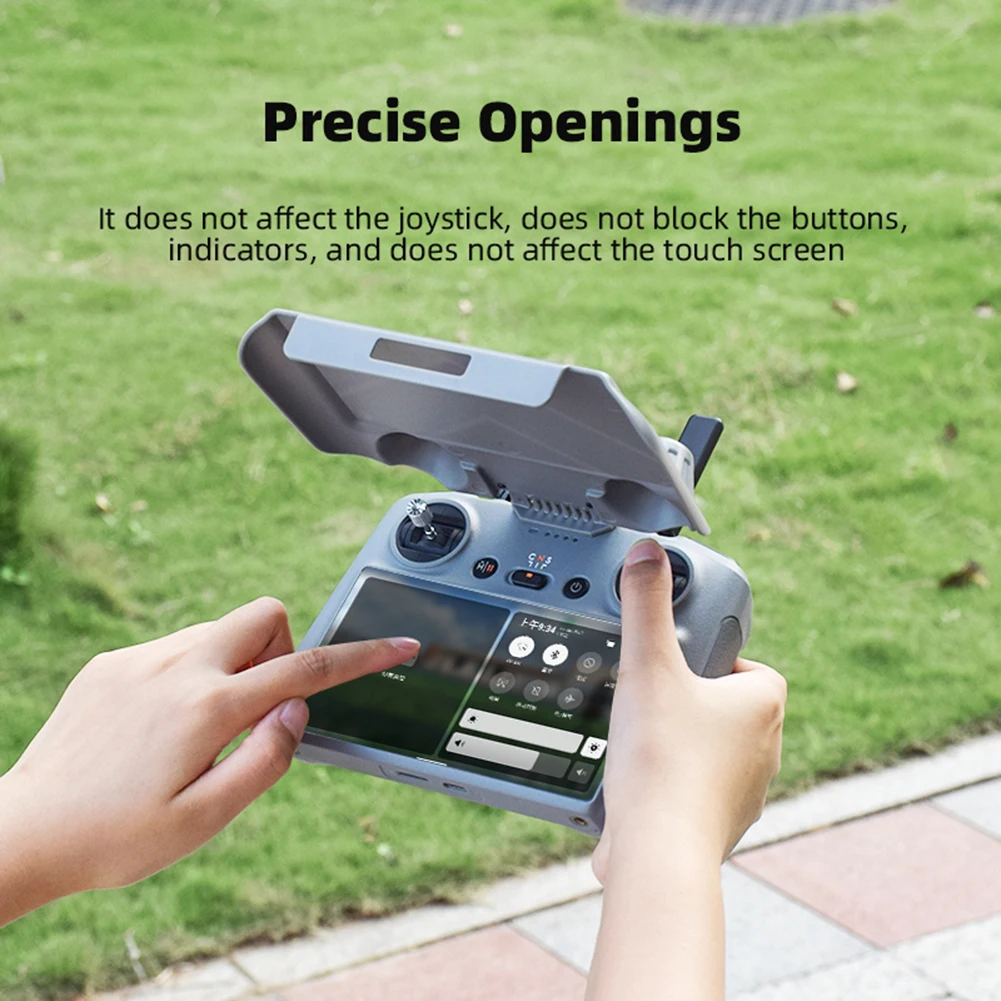 Pare-soleil pliable pour télécommande DJI RC 2, protection solaire et anti-rayures, plié pour le transport