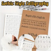 English Calligraphy and Gothic Calligraphy Copying Workbook Beautiful English font Learn English copybook Libros Livros 2