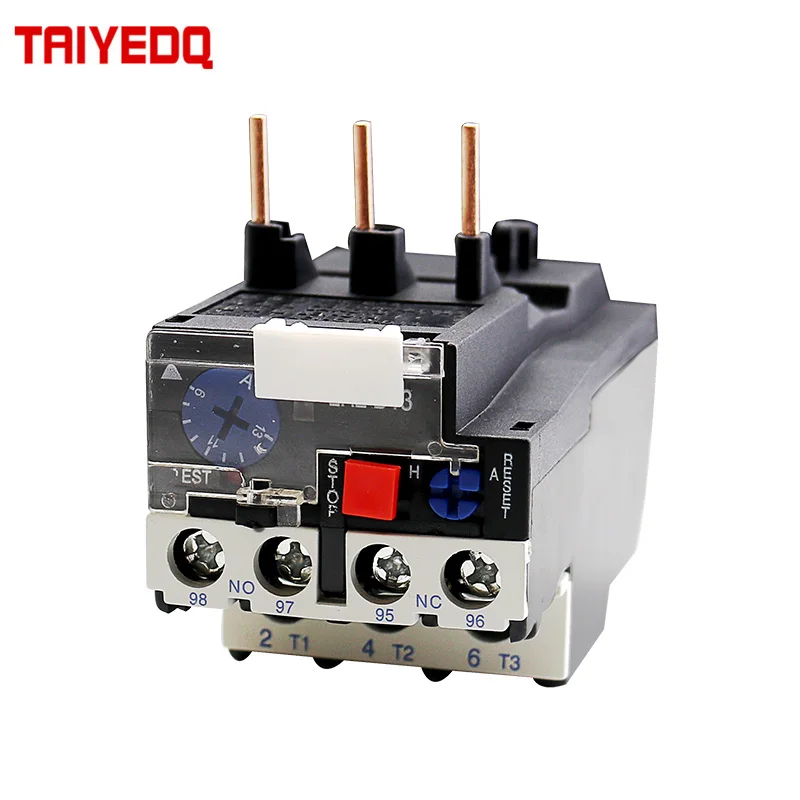 Relé Térmico por Sobrecarga Relé Elétrico Ajustável Lr2d13 a a 4a 6a 8a 10a 13a 18a 25a